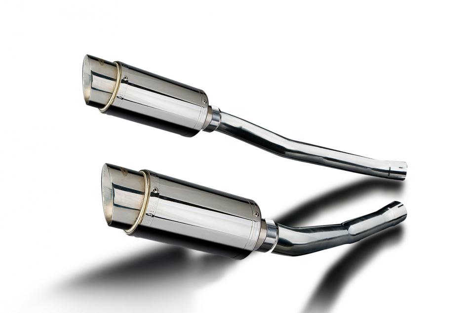 KAWASAKI ZZR1400 NINJA 2006-2007 200mm ROUND STAINLESS SILENCER EXHAUST KIT