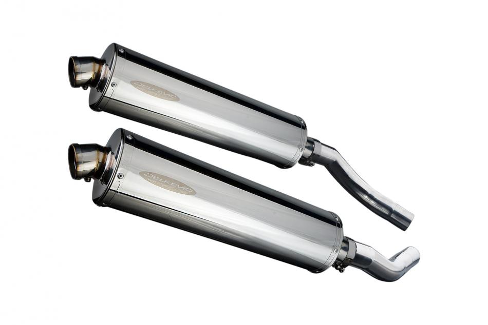 HONDA ST1300 ABS PAN EUROPEAN 2002-2017 450mm OVAL STAINLESS BSAU EXHAUST KIT