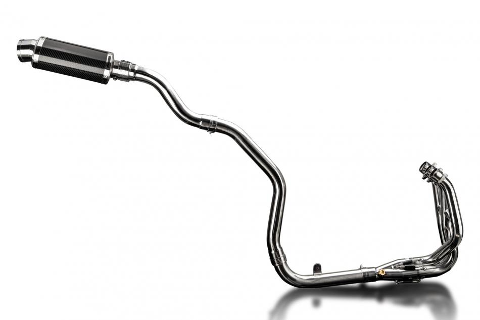 Triumph 675 675R Daytona 2006-08 Complete Exhaust 3-1 225mm Oval Carbon Silencer