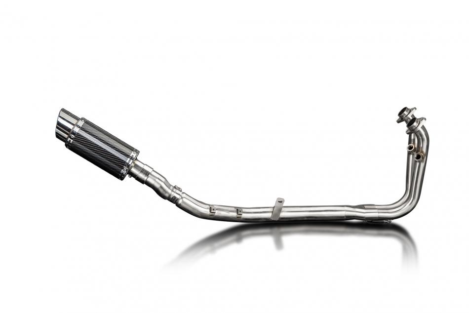 CFMOTO 450MT 2023-2025 Complete Exhaust 200mm Round Carbon Silencer Can