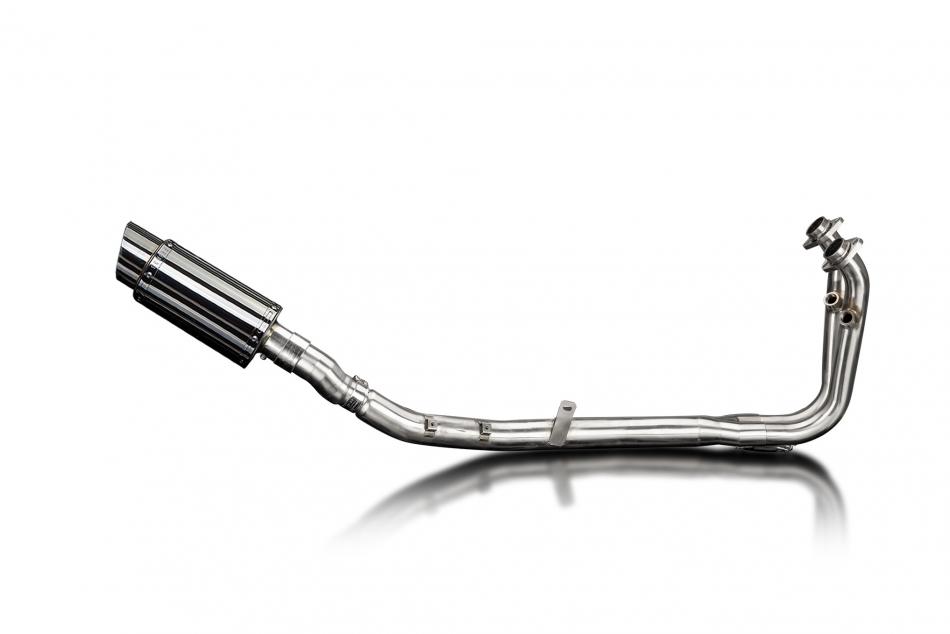 CFMOTO 450MT 2023-2025 Complete Exhaust 200mm Round Stainless Silencer Can