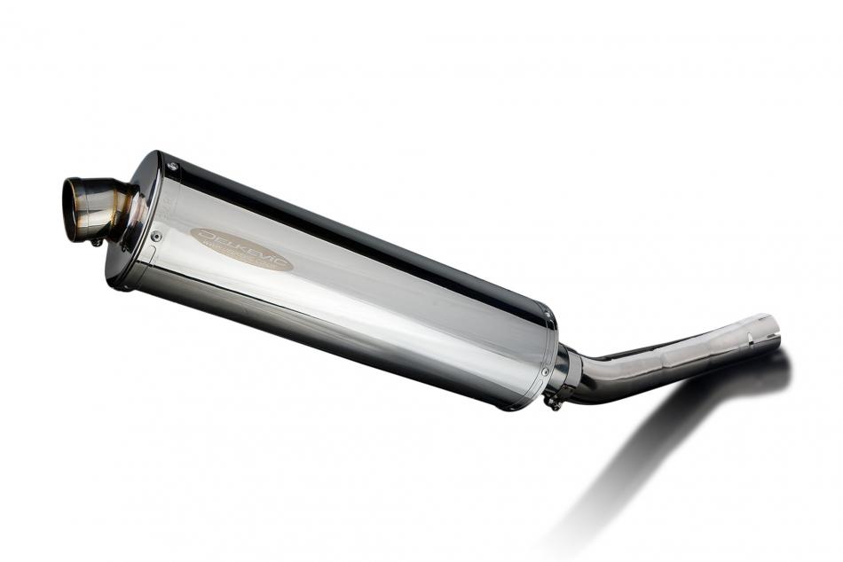 KAWASAKI Z750 2004-2006 450mm OVAL STAINLESS BSAU SILENCER EXHAUST KIT