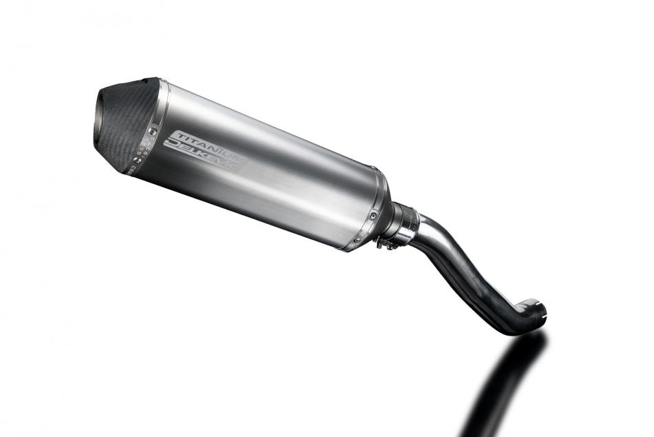 Kawasaki Z750 2004-2006 343mm X-Oval Titanium Exhaust Silencer Can Kit