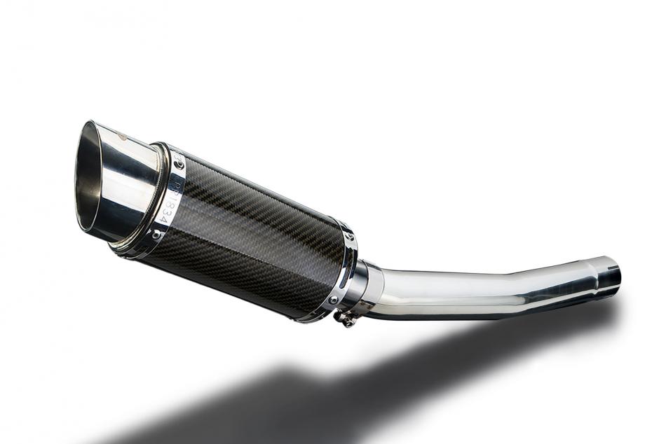 YAMAHA YZFR6 YZF-R6 1998-2002 200mm ROUND CARBON  SILENCER EXHAUST KIT