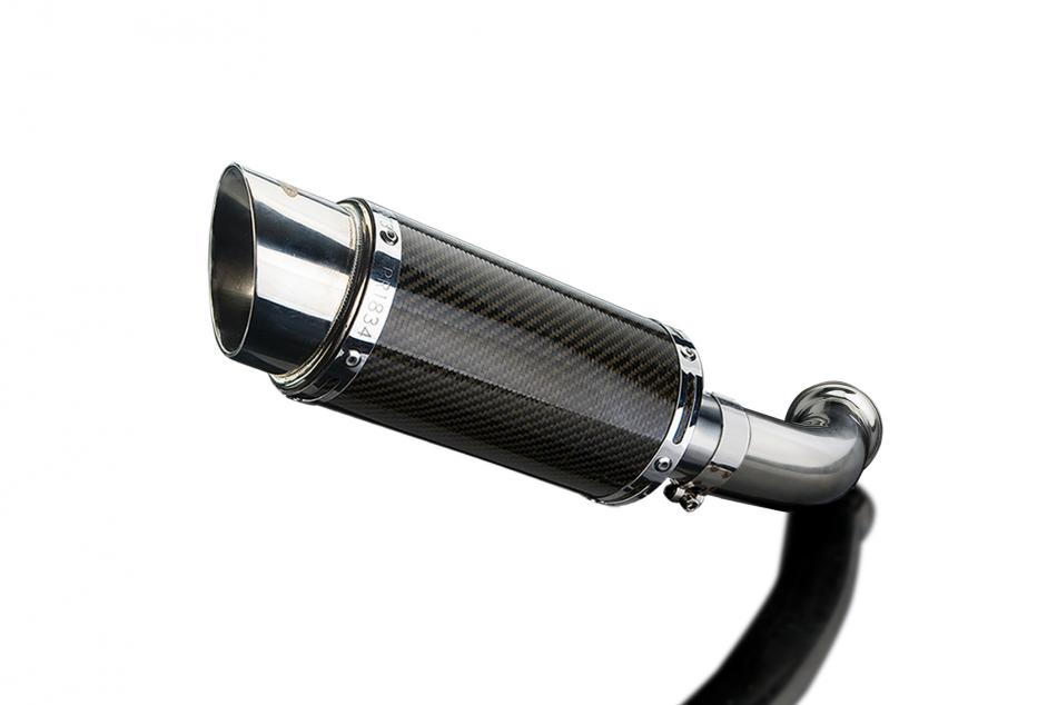 HONDA VFR750 1994-1997 200mm ROUND CARBON  SILENCER EXHAUST KIT