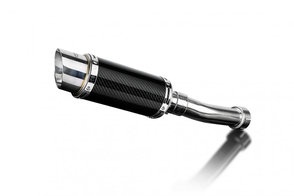 BMW R1250GS 2019-2023 200mm Round Carbon Exhaust Silencer Can Kit