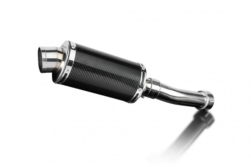 BMW R1250GS 2019-2023 225mm Oval Carbon Exhaust Silencer Can Kit