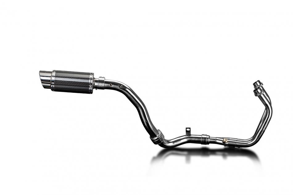 Honda SCL500 CL500 2023-2026 Complete Exhaust 200mm Round Carbon Silencer Can