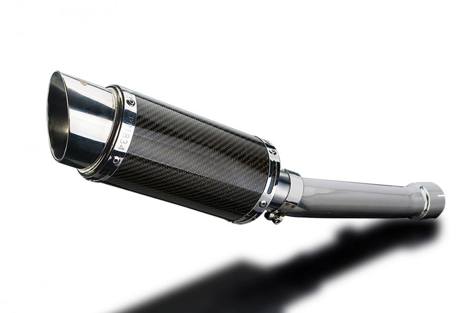 YAMAHA FZS1000 FAZER 2000-2005 200mm ROUND CARBON  SILENCER EXHAUST KIT