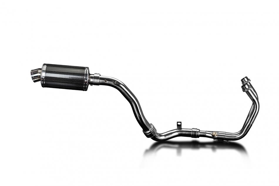 Honda SCL500 CL500 2023-2026 Complete Exhaust 225mm Oval Carbon Silencer Can