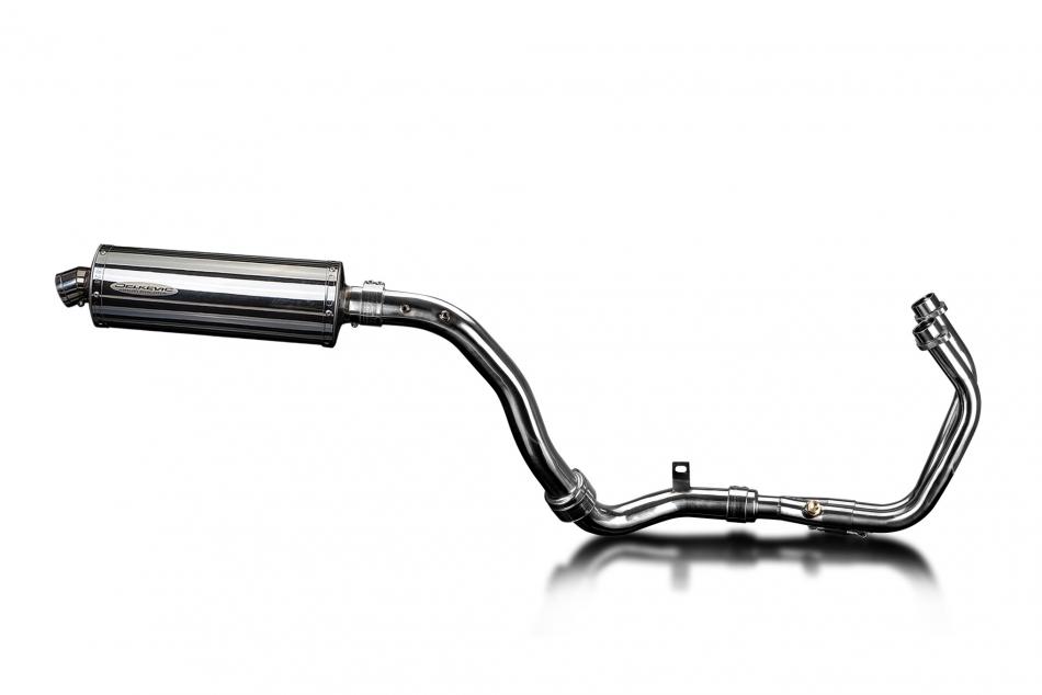 Honda SCL500 CL500 2023-2026 Complete Exhaust 350mm Oval Stainless Silencer Can