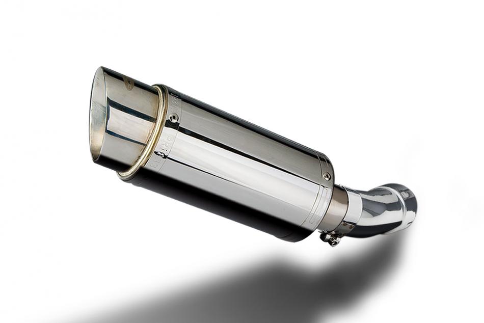 SUZUKI SV400 SV650 2003-2015 200mm ROUND STAINLESS SILENCER EXHAUST KIT