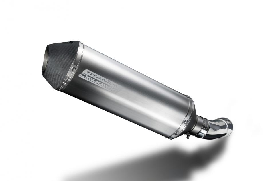 SUZUKI SV400 SV650 2003-2015 343mm X-OVAL TITANIUM BSAU SILENCER EXHAUST KIT