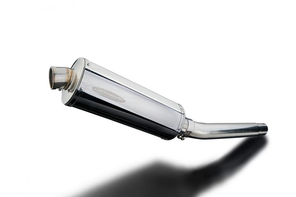 SUZUKI GSXR1000 K5 K6 2005-2006 350mm OVAL STAINLESS BSAU SILENCER EXHAUST KIT