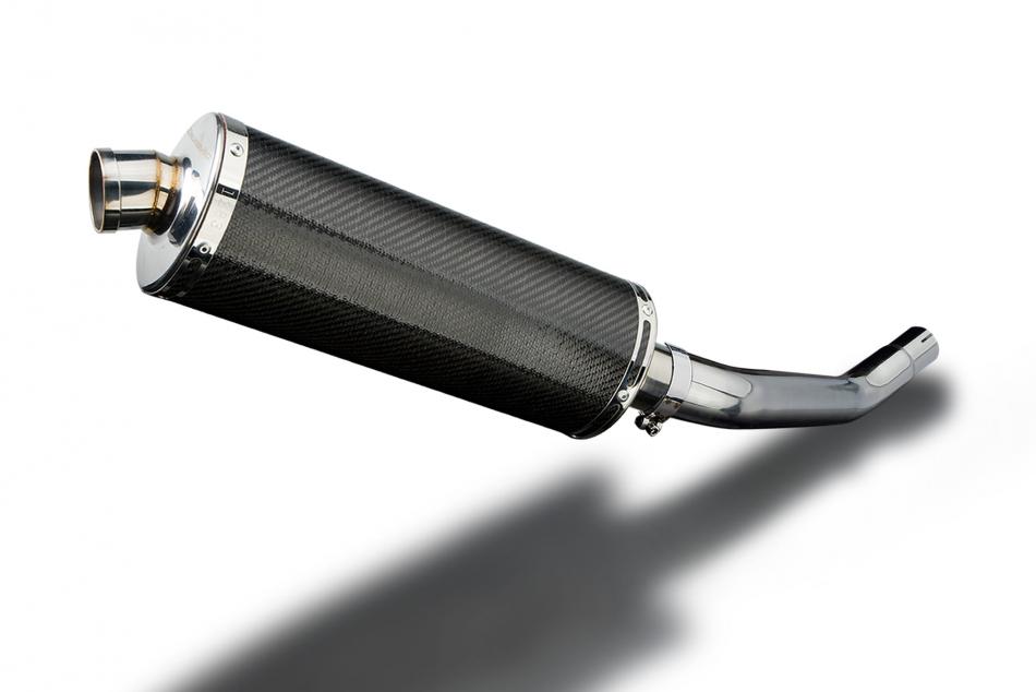 KAWASAKI ZX6R NINJA 636 2003-04 350mm CARBON BSAU SILENCER EXHAUST KIT