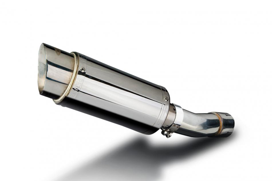 SUZUKI SV400 SV650 1998-2002 200mm ROUND STAINLESS SILENCER EXHAUST KIT