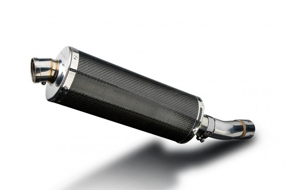 SUZUKI SV400 SV650 1998-2002 350mm CARBON BSAU SILENCER EXHAUST KIT