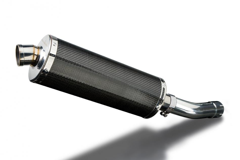 SUZUKI GSF1250 BANDIT 2007-2016 350mm CARBON BSAU SILENCER EXHAUST KIT