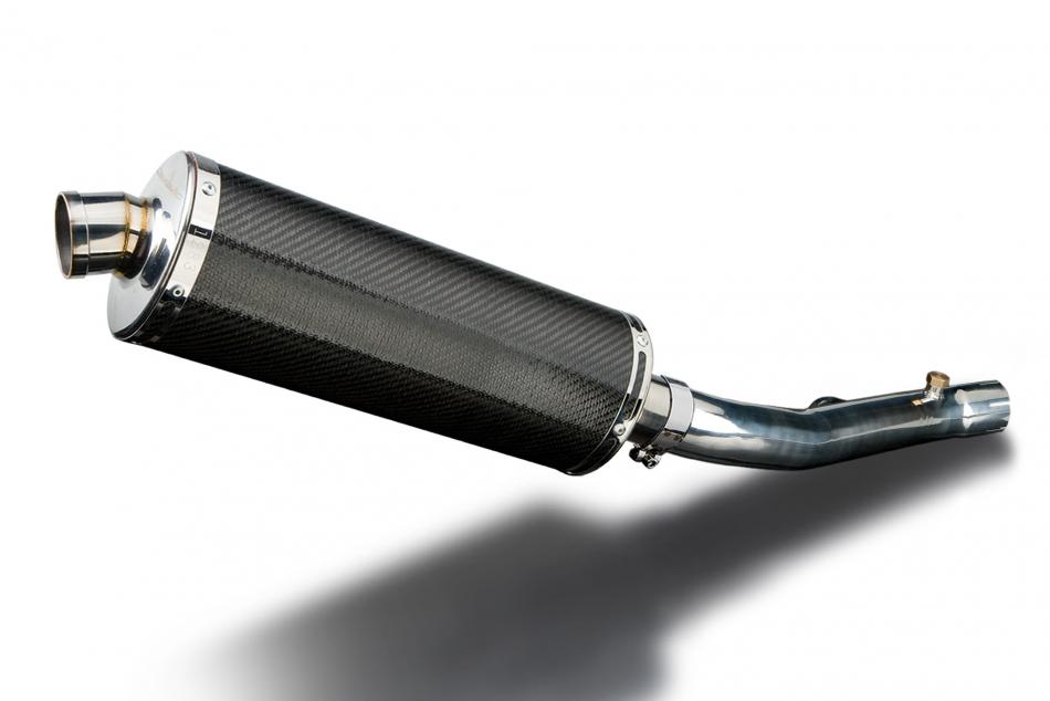 Honda CBR600F 2001-2006 350mm CARBON BSAU SILENCER EXHAUST KIT
