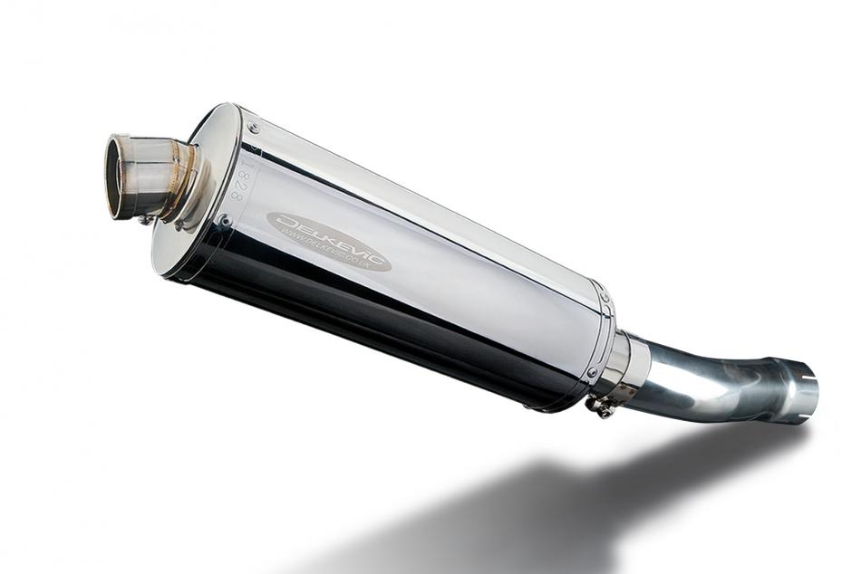 YAMAHA XJR1300 2007-2017 350mm OVAL STAINLESS BSAU SILENCER EXHAUST KIT