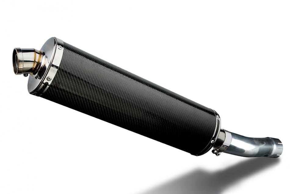 YAMAHA XJR1300 2007-2017 450mm OVAL CARBON BSAU SILENCER EXHAUST KIT