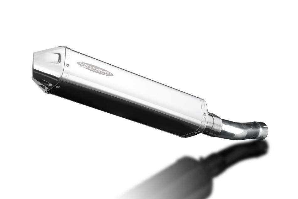 Yamaha XJR1300 2007-2017 420mm Tri-Oval Stainless Exhaust Silencer Can Kit