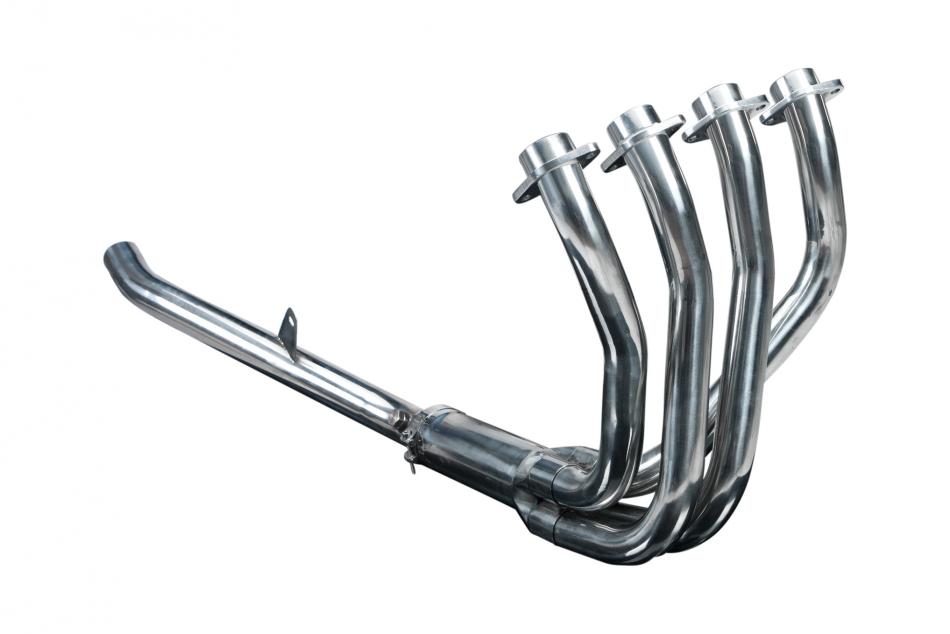 HONDA CBR1100XX BLACKBIRD 96-09 STAINLESS STEEL 4-1 EXHAUST DOWNPIPES NON OEM