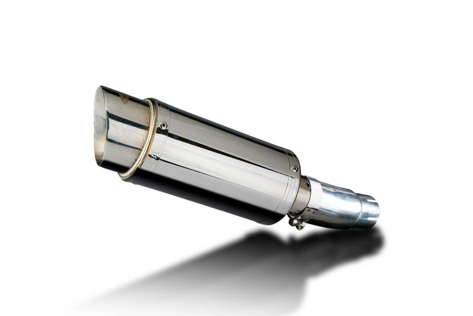 NINJA 250R 2008-2013 / 300 NINJA - Z300 2013-2016 MINI 200mm (8 inch) ROUND SILENCER 304 STAINLESS S