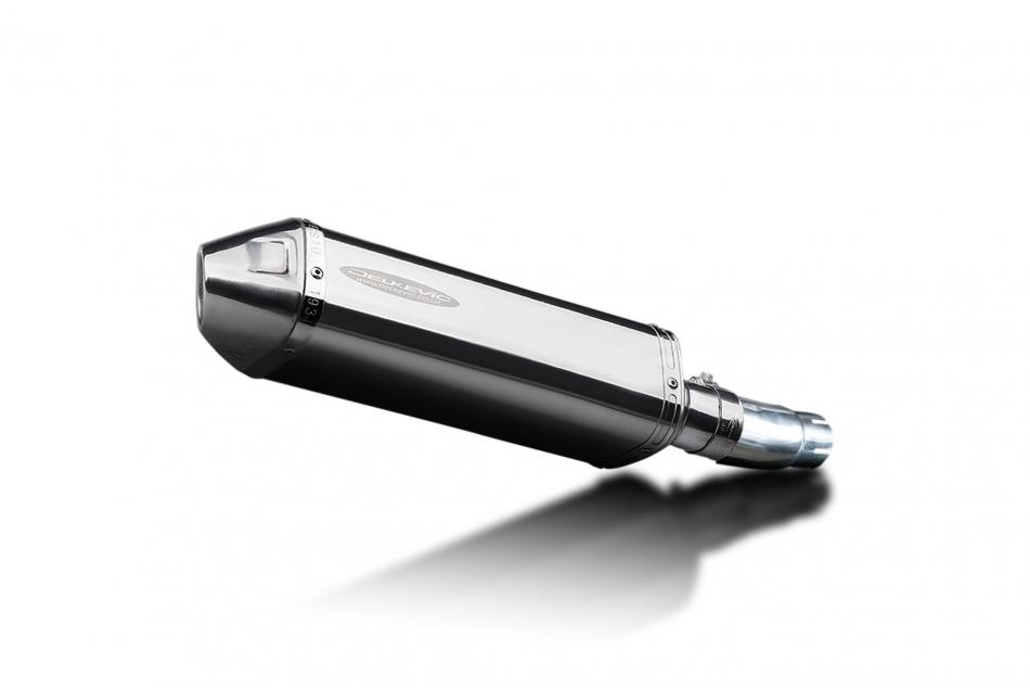 NINJA 250R 2008-2013 / 300 NINJA - Z300 2013-2016 / TRI-OVAL 320mm (13 inch) R/H SILENCER 304 STAINL