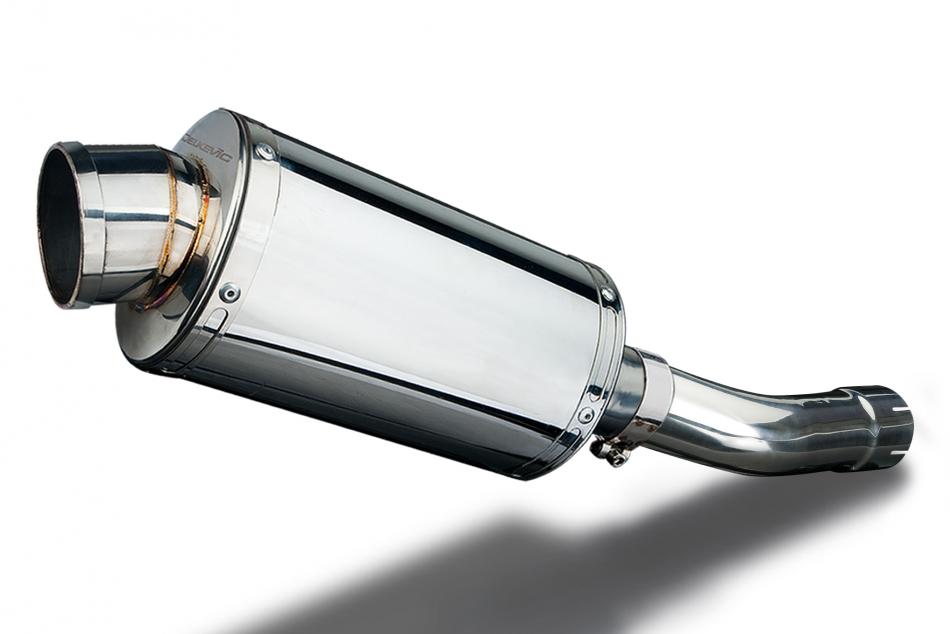 SUZUKI GSF1250 BANDIT 2007-2016 225mm OVAL STAINLESS SILENCER EXHAUST KIT