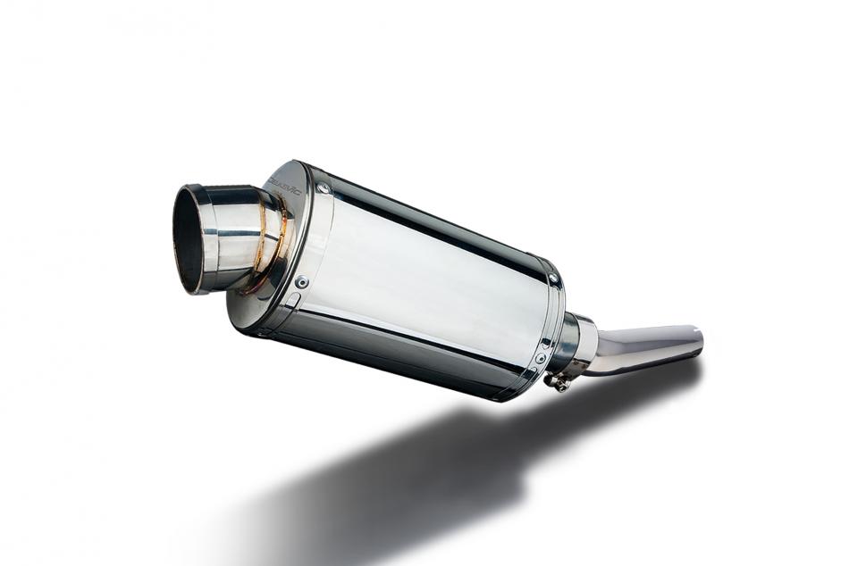 Honda CBF600S CBF600 2004-2007 225mm Oval Stainless Exhaust Silencer Can Kit