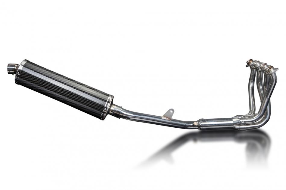 HONDA CBR1100XX BLACKBIRD FULL 4-1 EXHAUST SYSTEM 450mm CARBON OVAL BSAU