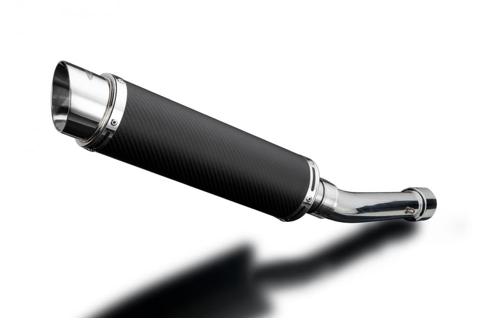APRILIA RSV1000 MILLE/R/SP 1998-03 350mm ROUND CARBON BSAU SILENCER EXHAUST KIT