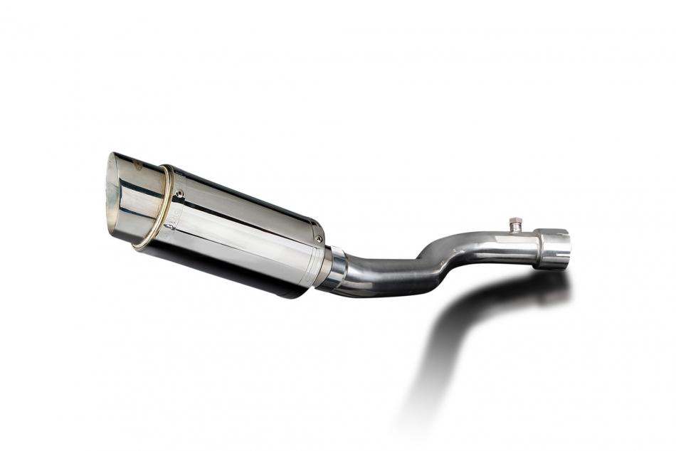 GSXR1000 K7-K8 2007-2008 / DE-CAT MINI 200mm (8 inch) SILENCER ROUND 304 STAINLESS STEEL
