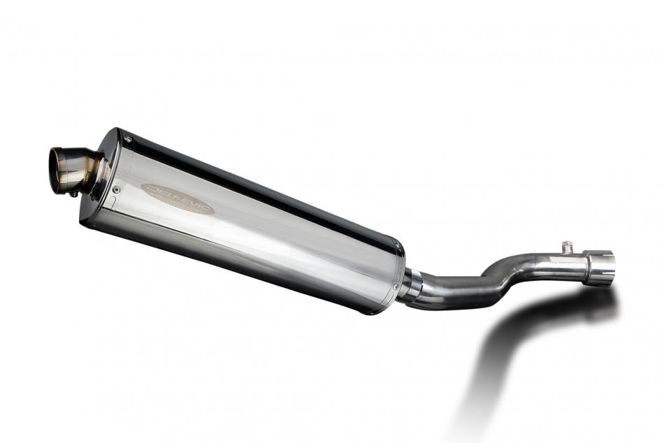 GSXR1000 K7-K8 2007-2008 / DE-CAT OVAL 450mm (18 inch) SILENCER 304 STAINLESS STEEL