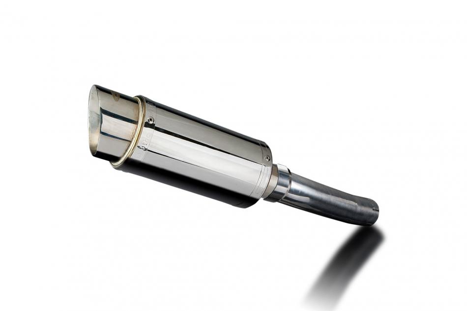 HONDA CBF500 2004-2008 200mm ROUND STAINLESS SILENCER EXHAUST KIT