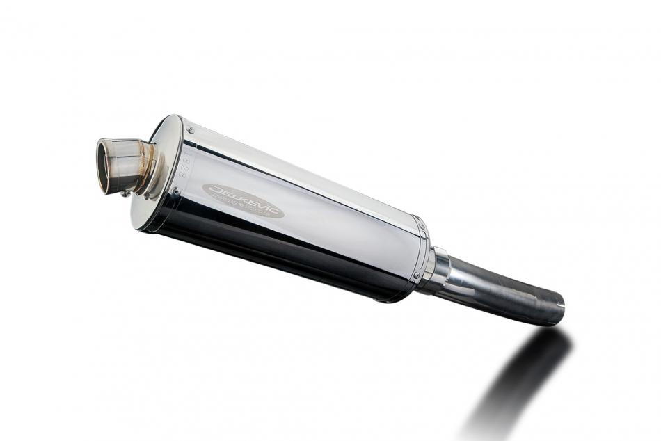 HONDA CBF500 2004-2008 350mm OVAL STAINLESS BSAU SILENCER EXHAUST KIT