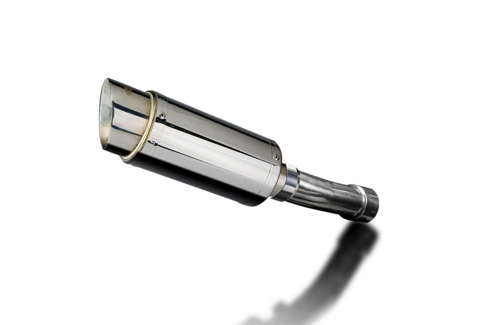 Kawasaki ER5 1996-2007 200mm Round Stainless Exhaust Silencer Can Kit