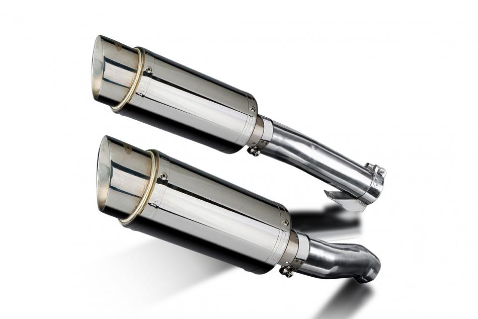 KAWASAKI Z1000SX ABS 2010-2019 200mm ROUND STAINLESS SILENCER EXHAUST KIT