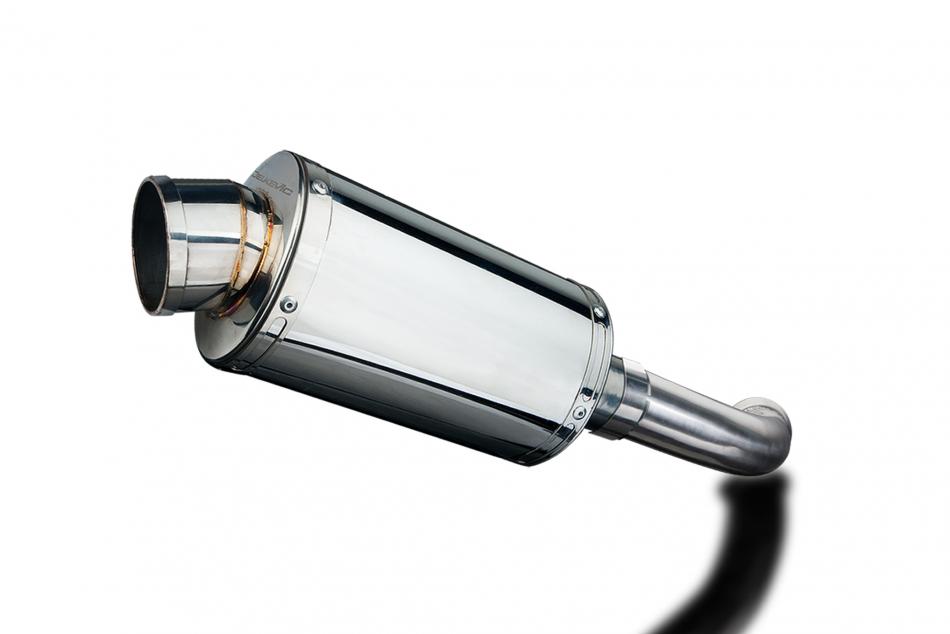 BMW F800S F800ST 2006-2014 225mm OVAL STAINLESS SILENCER EXHAUST KIT