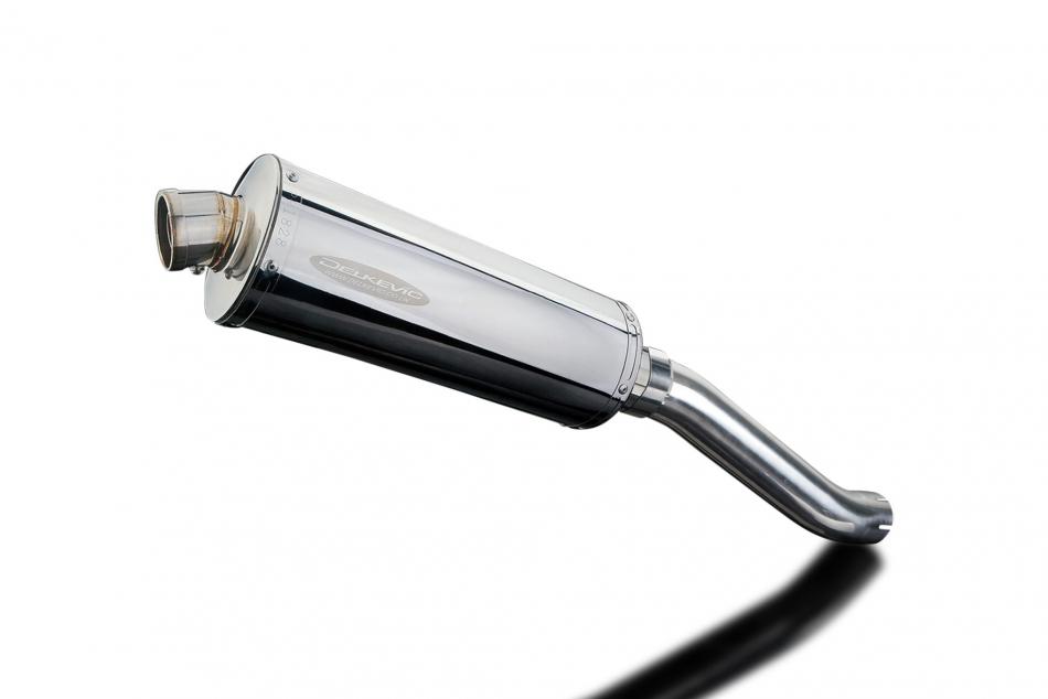 KAWASAKI ZX10R NINJA 2004-2005 350mm OVAL STAINLESS BSAU SILENCER EXHAUST KIT