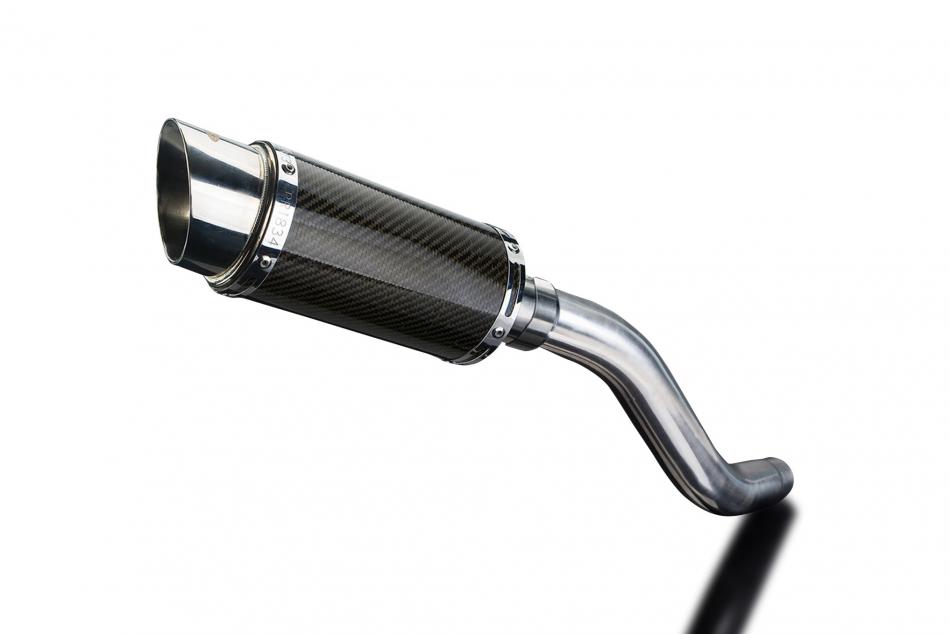 KAWASAKI Z800 2013-2016 200mm ROUND CARBON  SILENCER EXHAUST KIT