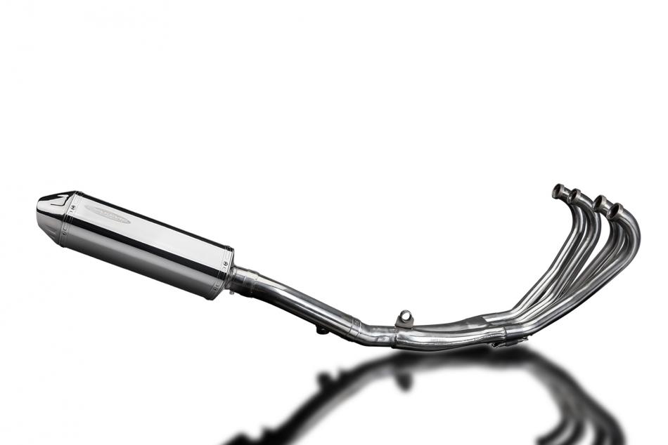 HONDA CBR600F 1987-1990 FULL EXHAUST SYSTEM 320mm STAINLESS TRI SILENCER