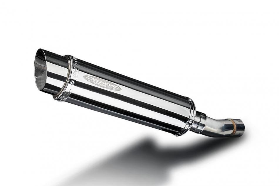 SUZUKI SV400 SV650 1998-2002 350mm ROUND STAINLESS BSAU SILENCER EXHAUST KIT