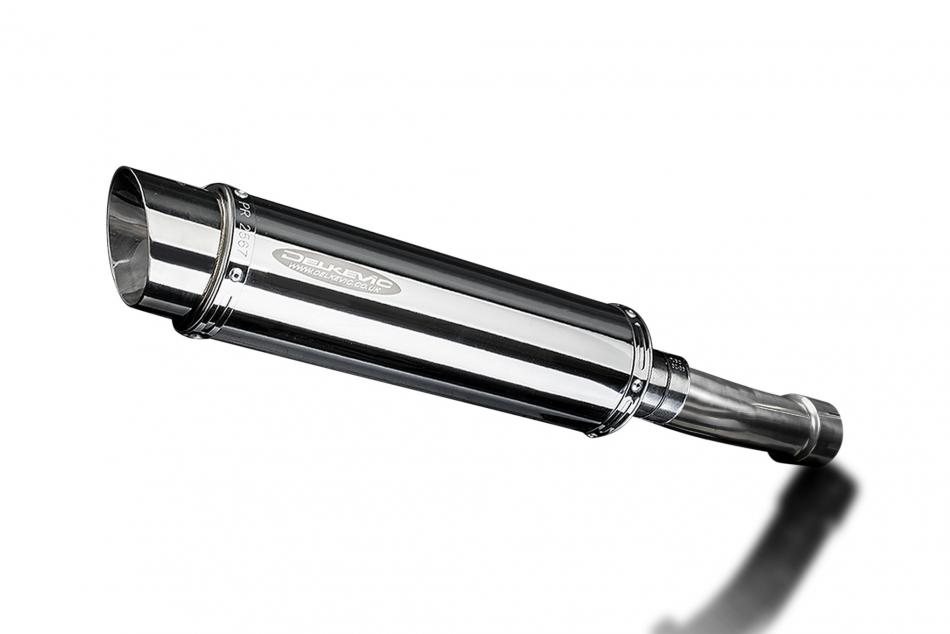 Kawasaki ER5 1996-2007 350mm Round Stainless Exhaust Silencer Can Kit