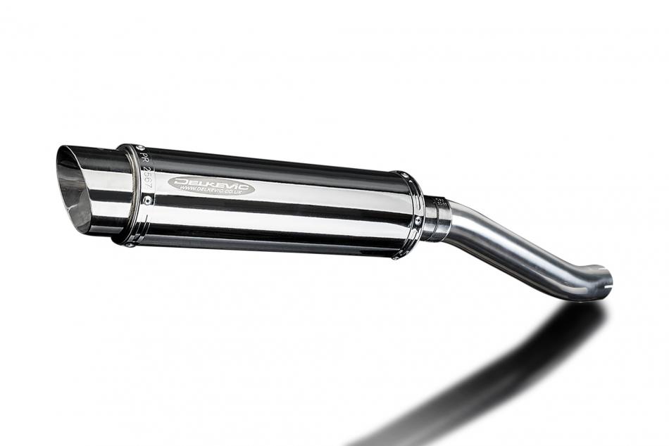 KAWASAKI ZX10R NINJA 2004-2005 350mm ROUND STAINLESS BSAU SILENCER EXHAUST KIT