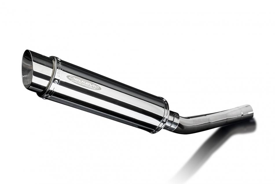 KAWASAKI Z750 2004-2006 350mm ROUND STAINLESS BSAU SILENCER EXHAUST KIT