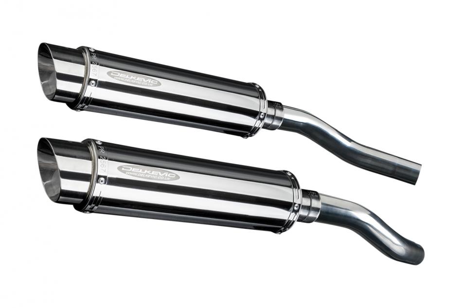 HONDA ST1300 ABS PAN EUROPEAN 2002-2017 350mm ROUND STAINLESS BSAU EXHAUST KIT