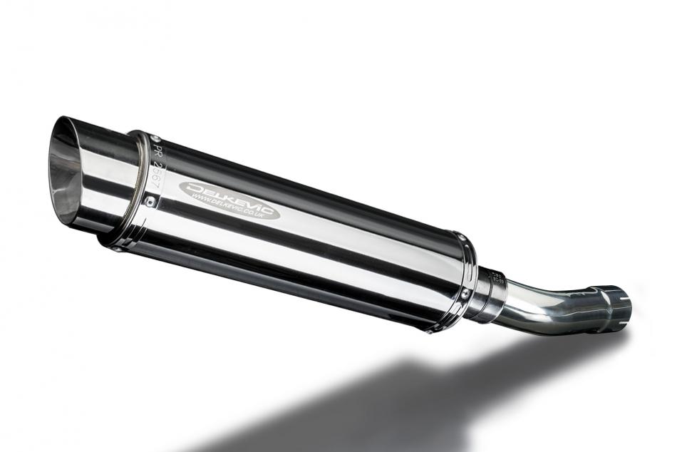 SUZUKI GSF1250 BANDIT 2007-2016 350mm ROUND STAINLESS BSAU SILENCER EXHAUST KIT