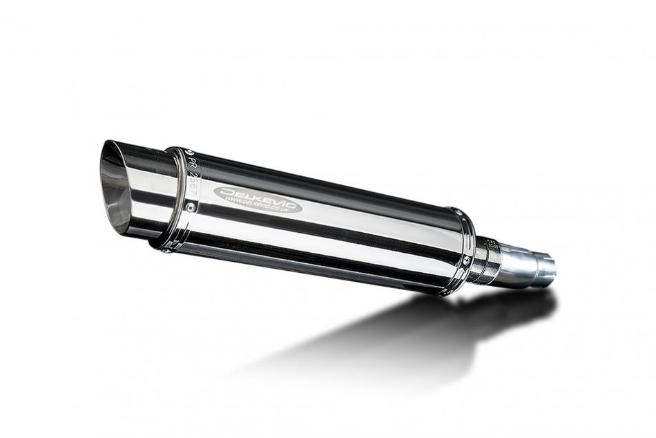 NINJA 250R 2008-2013 / 300 NINJA - Z300 2013-2016 / SL10 ROUND 350mm (14 inch) SILENCER 304 STAINLES